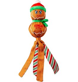 Kong Company Kong Holiday Tug Dog Toy Gingerbread Man Lg
