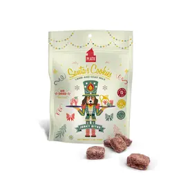 Plato Plato Holiday Santa Cookies Lamb & Goats Milk Dog Treat Jerky 4 Oz