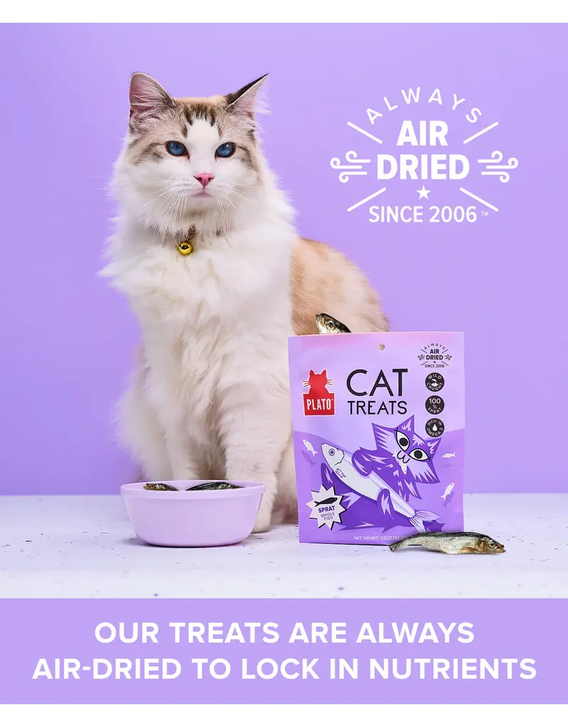 Plato Plato Grain Free Cat Treats Baltic Sprat 2.50 Oz