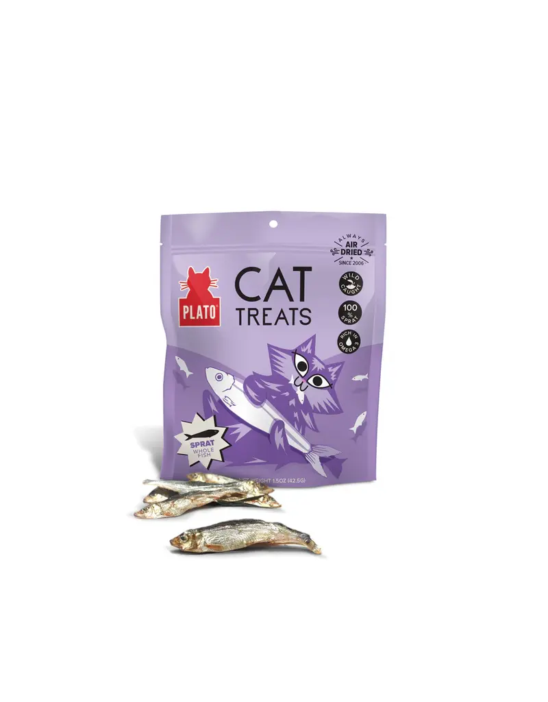 Plato Plato Grain Free Cat Treats Baltic Sprat 2.50 Oz