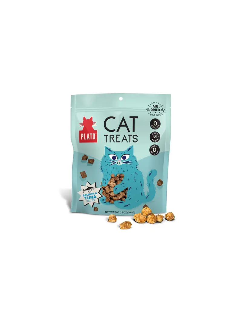 Plato Plato Grain Free Cat Treats Salmon/Tuna 2.50 Oz