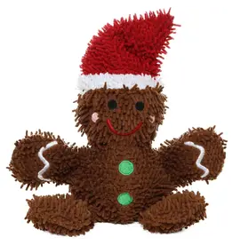 VIP Products Mighty Micro Holiday Gingerbread Man Dog Toy