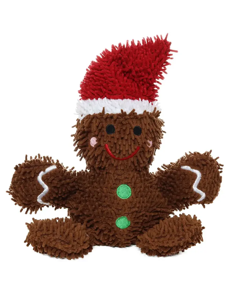 VIP Products Mighty Micro Holiday Gingerbread Man Dog Toy