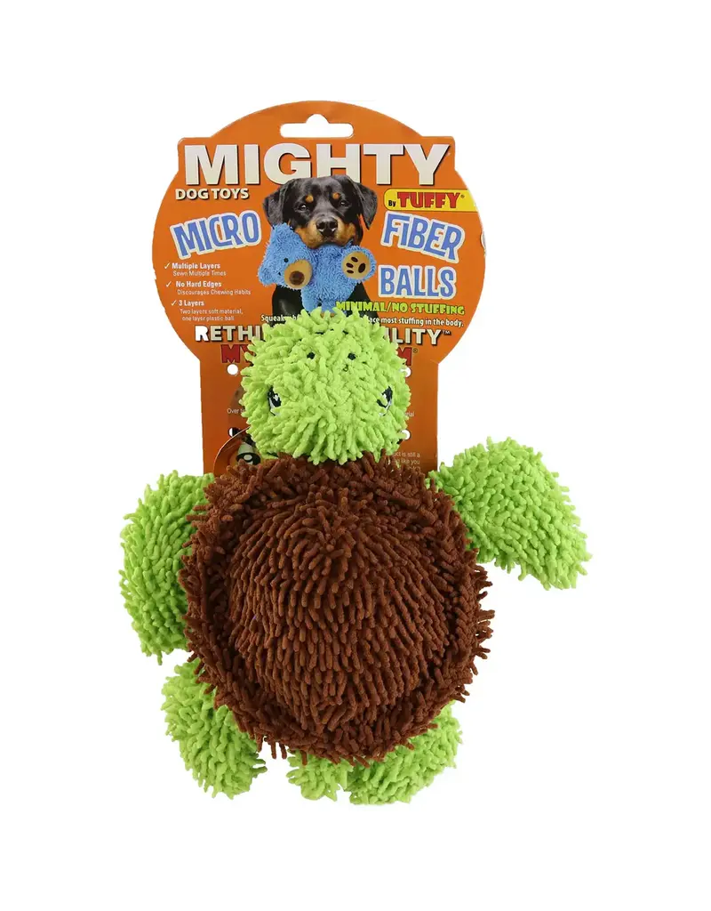 VIP Products Mighty Micro Turtle Dog Toy Green