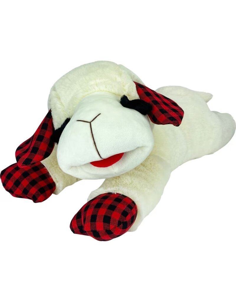 Multipet Inc Holiday Jumbo Lamb Chop Dog Toy 24 In