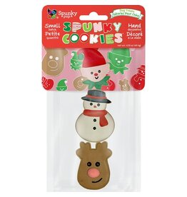 Spunky Pup Holiday Frosted Cookie Dog Treat Gingerbread Man XL
