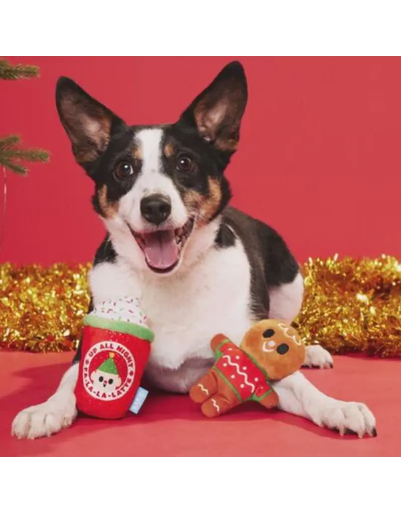 Bark Retail Bark Holiday Ginger Brew Dog Toy Xs/Sm