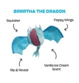 Bark Retail Bark Bertha Dragon Dog Toy Sm