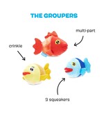 Bark Retail Bark Grouper Dog Toy Xs/Sm