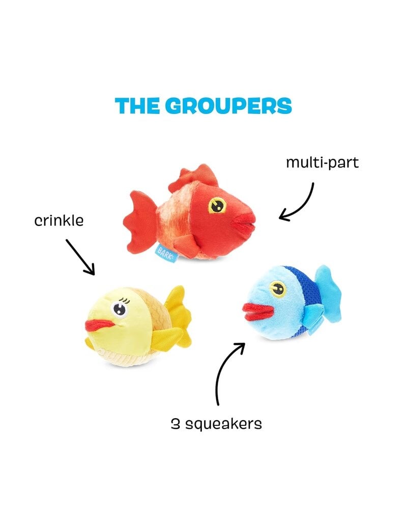 Bark Retail Bark Grouper Dog Toy Xs/Sm