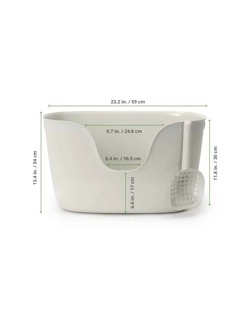 Catit Catit Loo Litter Box w/ Scoop White XL