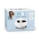 Catit Pixi Elevated Feeding Dish, White Cat Food and Water Dish