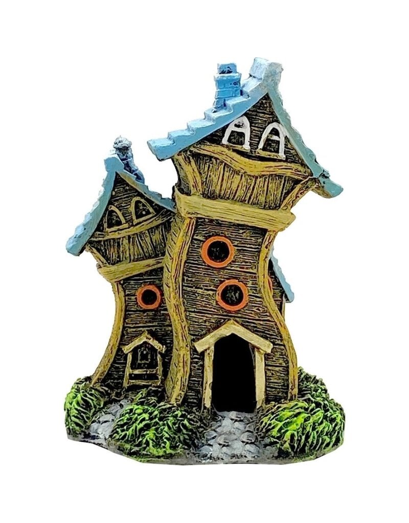 Blue Ribbon Pet Exotic Environments Funhouse Village Multi Ornament Sm
