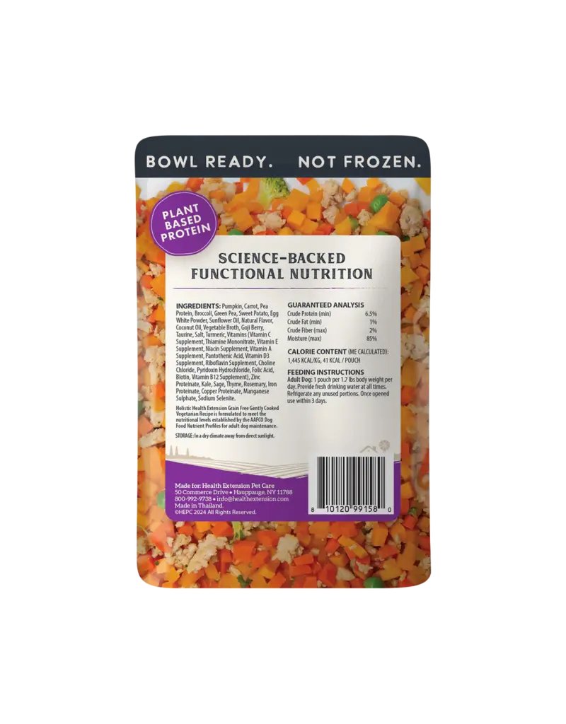 Health Extension Health Extension Gently Cooked Vegetarian Recipe Dog Food