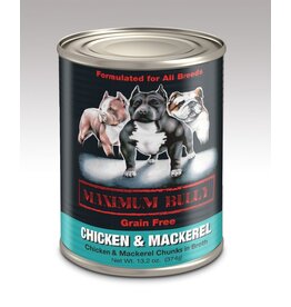 Maximum Bully Maximum Bully Canned Dog Food Chicken/Mackerel 13.2 Oz