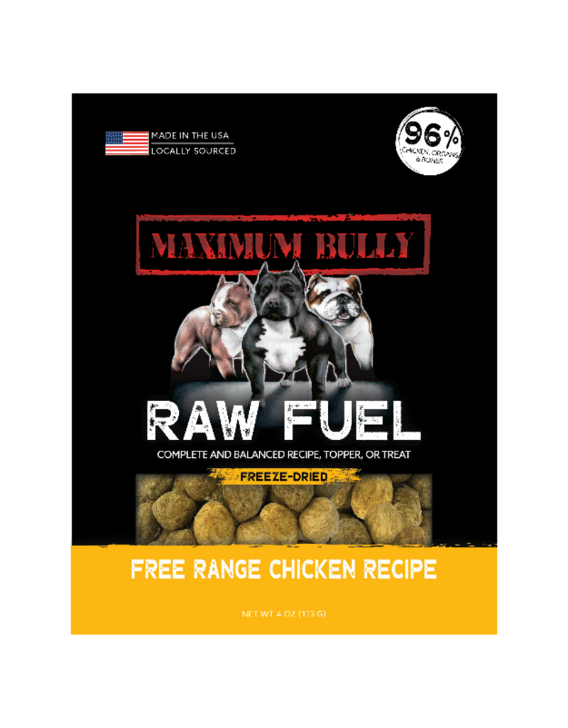 Maximum Bully Maximum Bully Raw Fuel Dog Treats Chicken 4 Oz