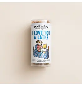 Polka Dog Bakery Polka Dog Love You Latke Treat 2.5 Oz2