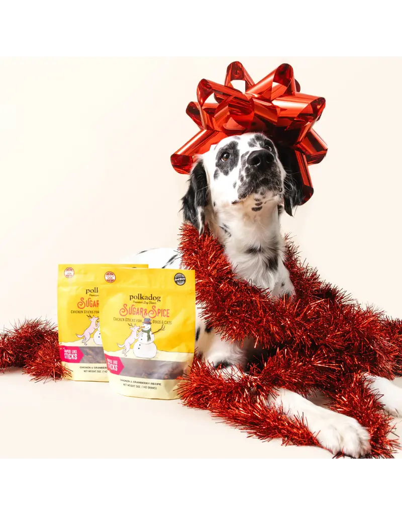 Polka Dog Bakery Polka Sugar and Spice Treats 5Oz Pouch