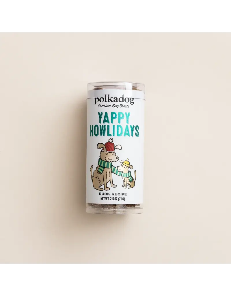 Polka Dog Bakery Polka Dog Yappy Howlidays Treat 2 Oz Tube