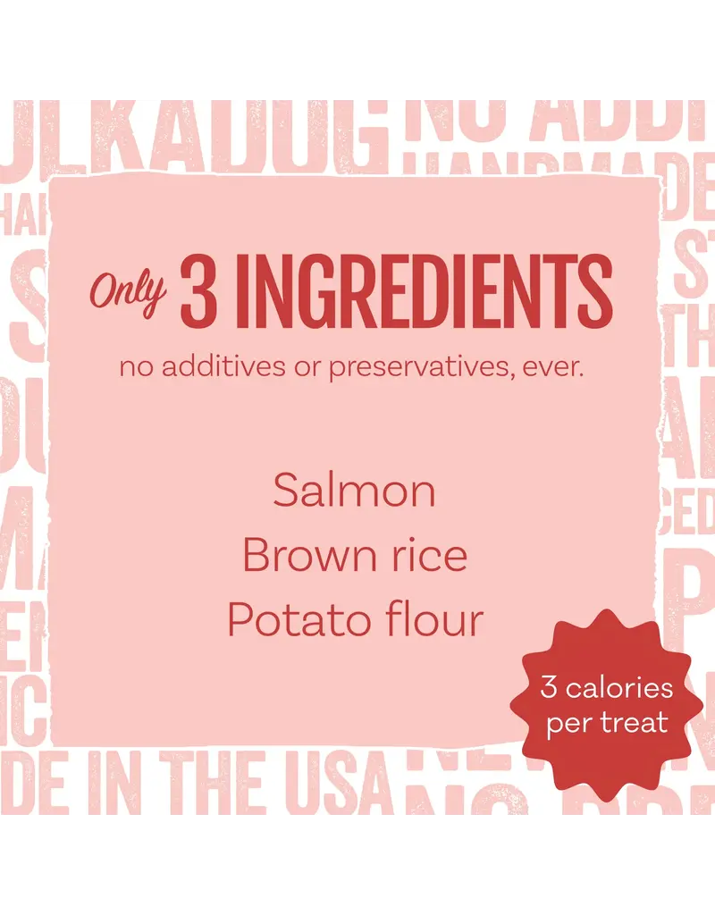 Polka Dog Bakery Polka Dog Treats Salmon Says Bits 7 Oz Pouch