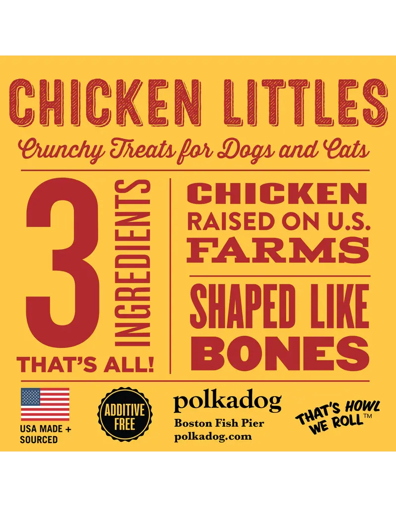 Polka Dog Bakery Polka Dog Chicken Lil Bones 7 Oz