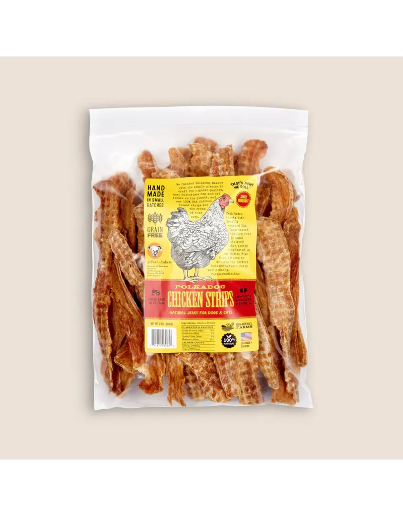 Polka Dog Bakery Polka Dog Chicken Strip Jerky 2 Lb