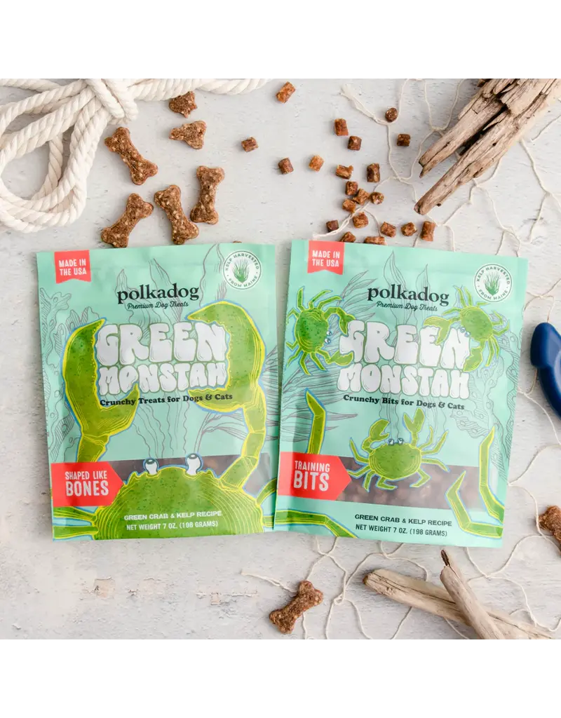 Polka Dog Bakery Polka Dog Treats Monsta Bones 7 Oz Pouch