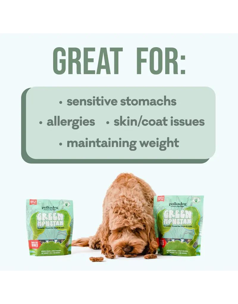 Polka Dog Bakery Polka Dog Treats Monsta Bones 7 Oz Pouch