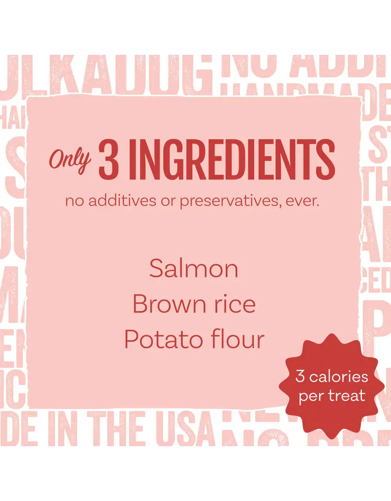 Polka Dog Bakery Polka Dog Treat Salmon Says Bones