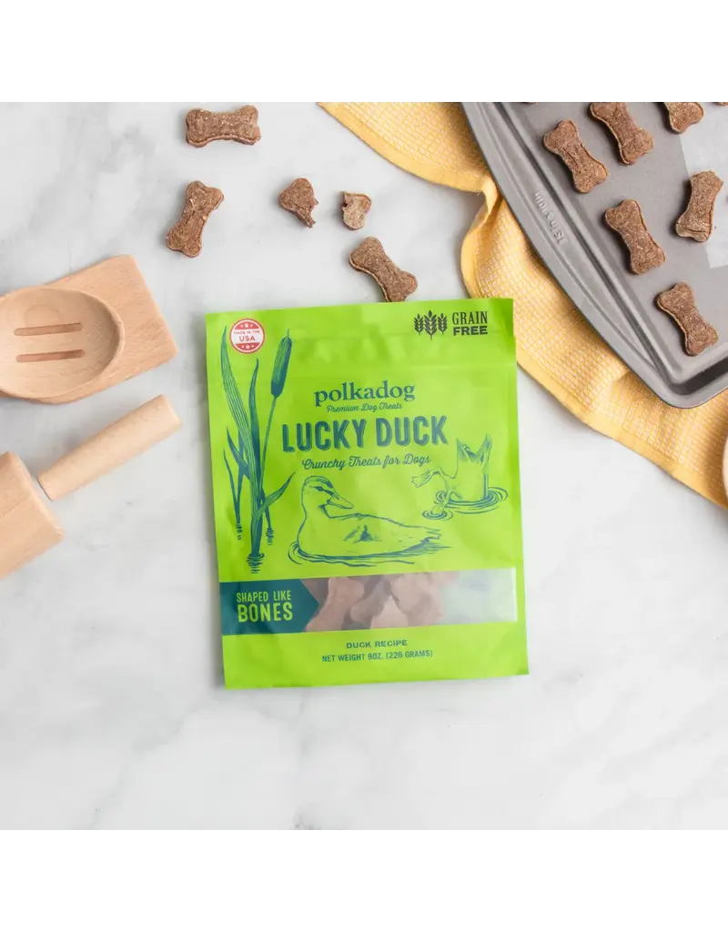 Polka Dog Bakery Polka Dog Lucky Duck Bones Dog Treat