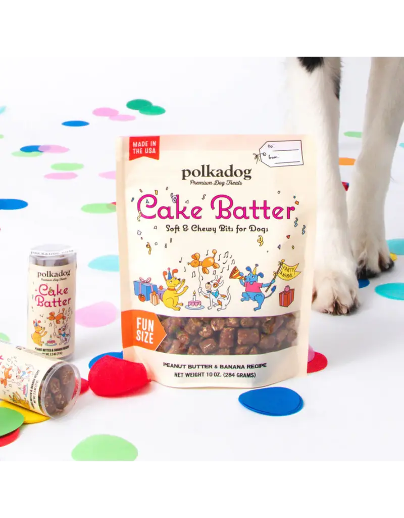 Polka Dog Bakery Polka Dog Cake Batter Nuggets Dog Treats 10 Oz