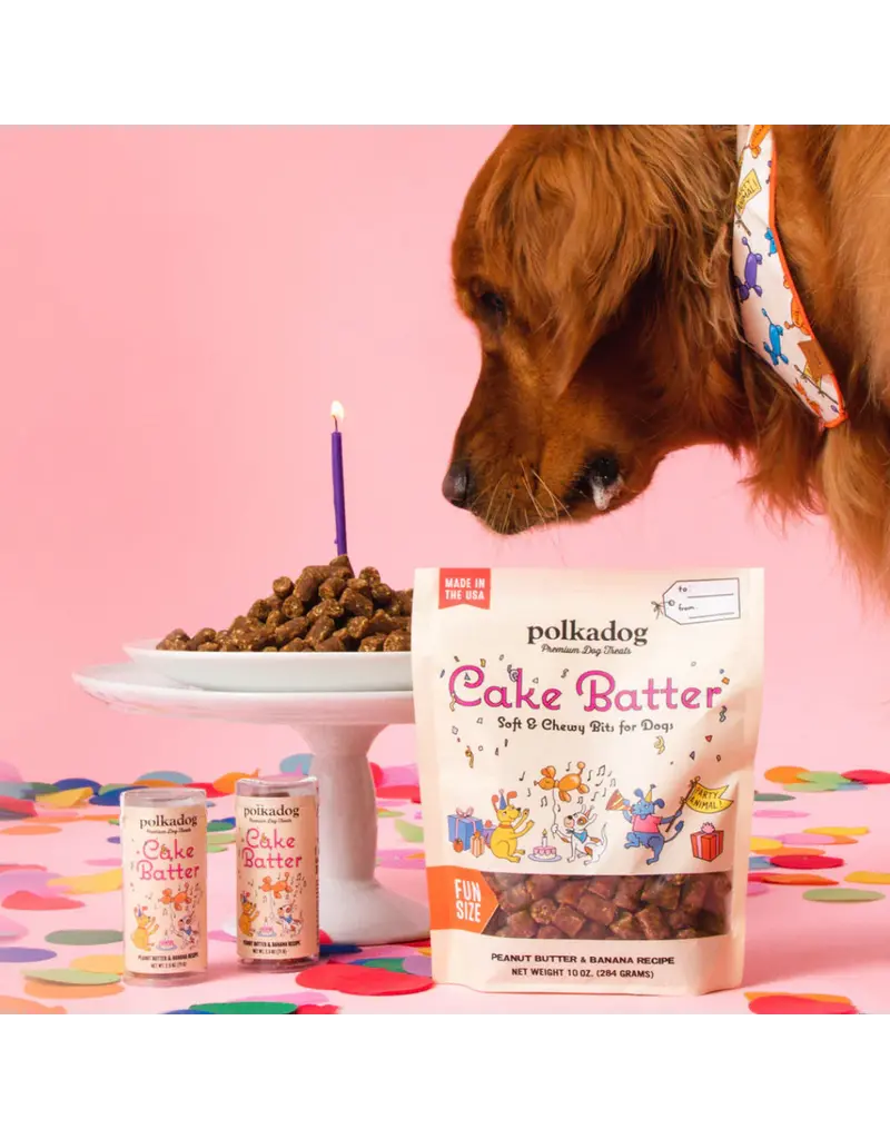 Polka Dog Bakery Polka Dog Cake Batter Nuggets Dog Treats 10 Oz