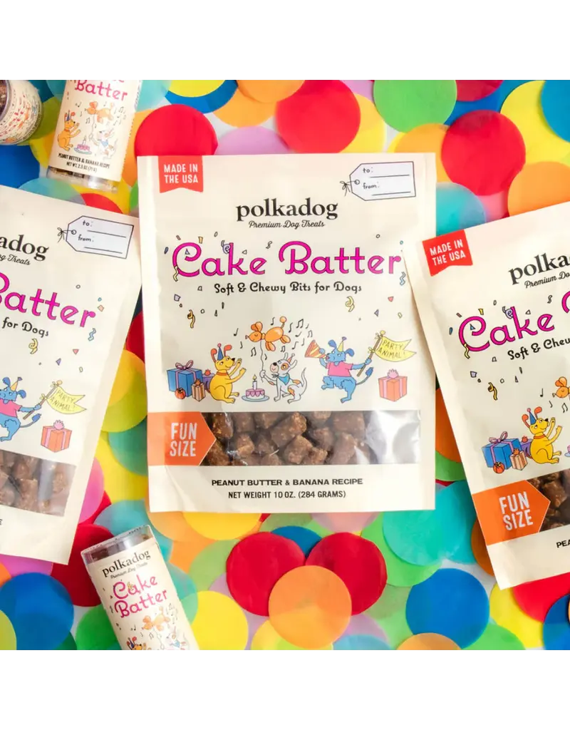 Polka Dog Bakery Polka Dog Cake Batter Nuggets Dog Treats 10 Oz