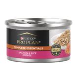 ProPlan Pro Plan Complete Essentials Salmon & Rice in Sauce Entree Cat Food 3 oz can