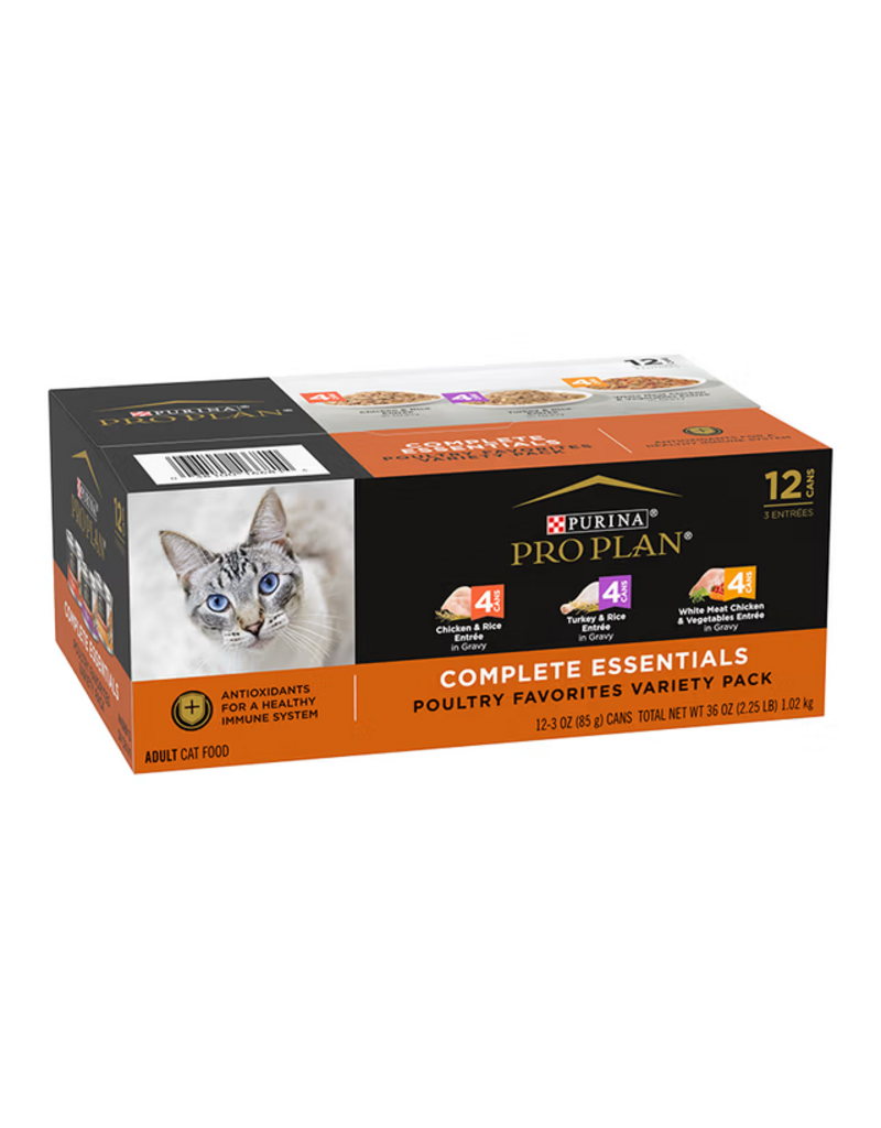 ProPlan Pro Plan Cat Chicken And Turkey Variety Pack 3 Oz 12pk