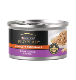 ProPlan Pro Plan Complete Essentials Turkey & Rice Entree in Gravy Cat Food 3oz can