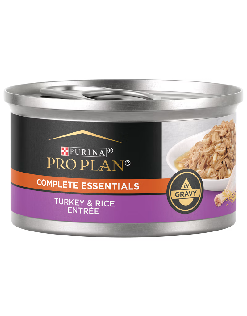 ProPlan Pro Plan Complete Essentials Turkey & Rice Entree in Gravy Cat Food 3oz can