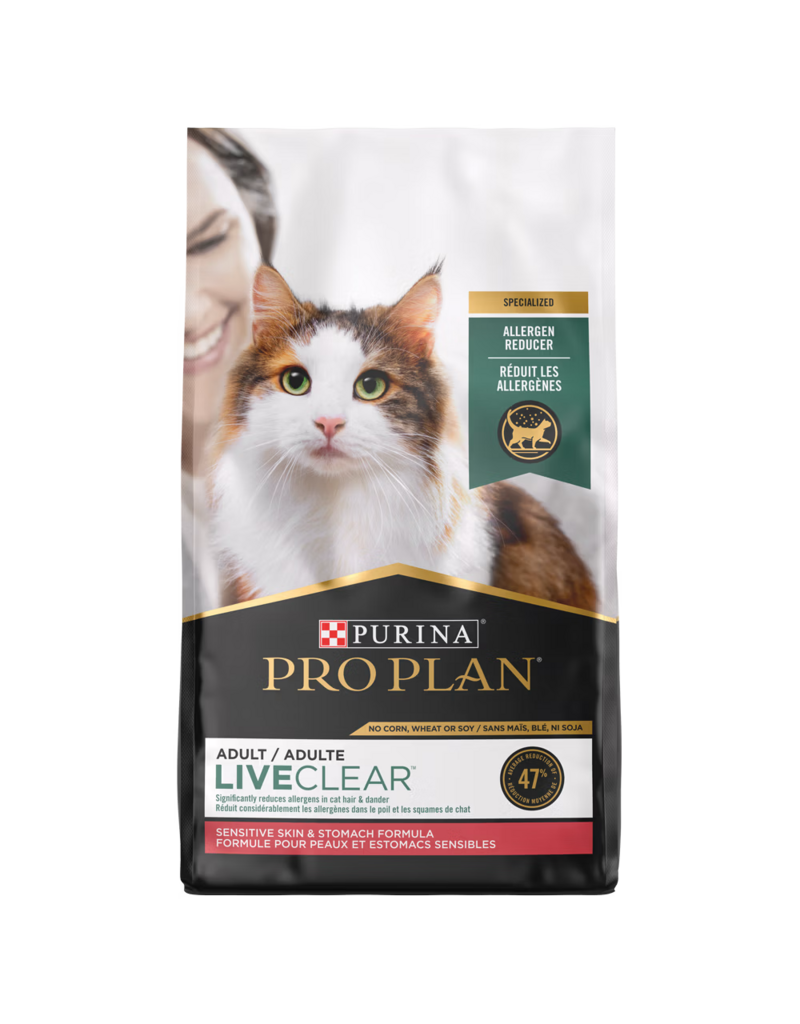 ProPlan Pro Plan Live Clear Sensitive Skin & Stomach Turkey Dry Cat Food 3.2 Lb