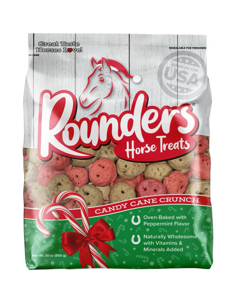 Blue Seal Feeds Rounders Candy Cane Crunch Horse treats 30 oz