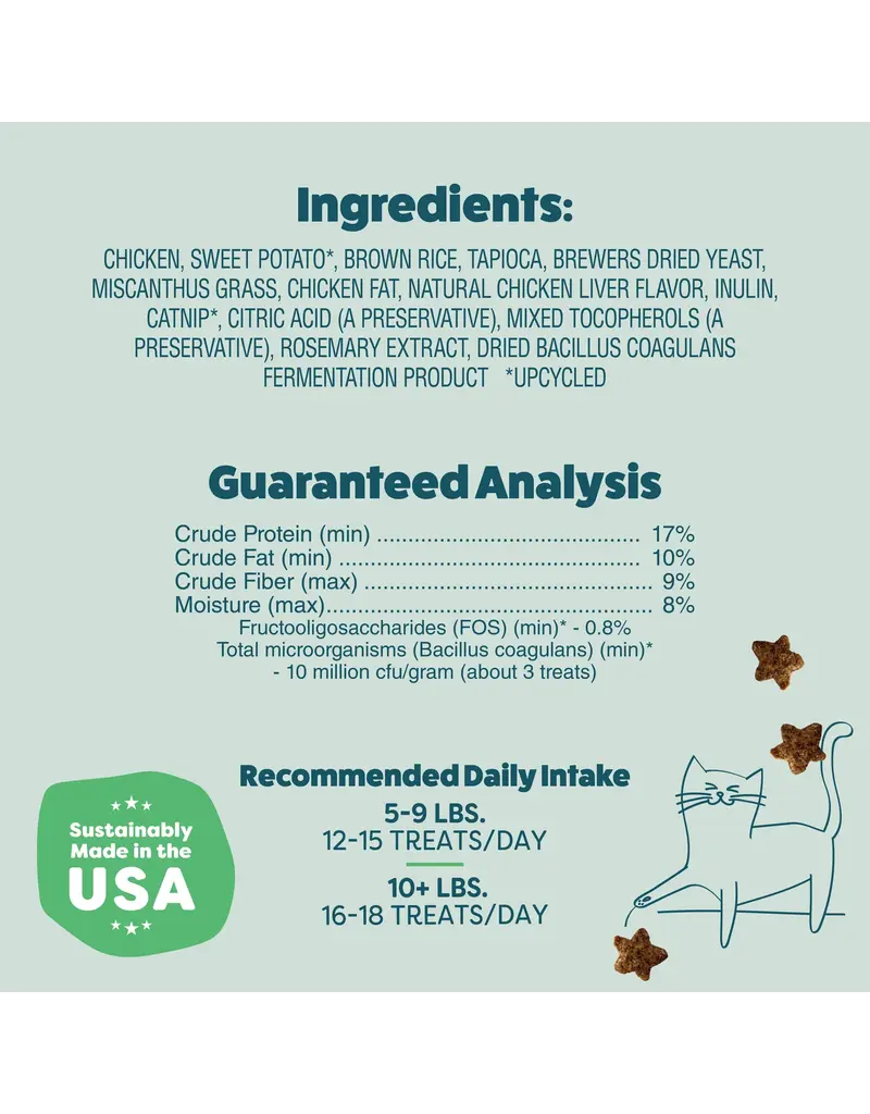 Shameless Pet Shameless Pet Crunchy Catnip Chill Cat Treat 2.5 Oz