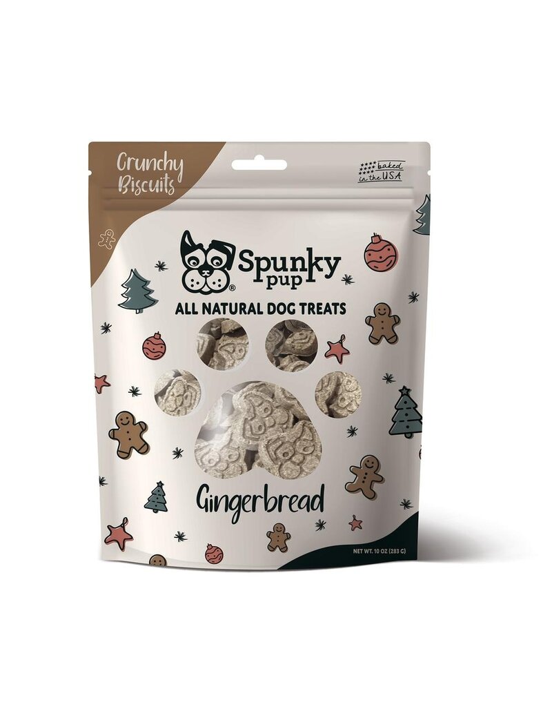 Spunky Pup Spunky Pup Holiday Gingerbread Biscuits 10oz