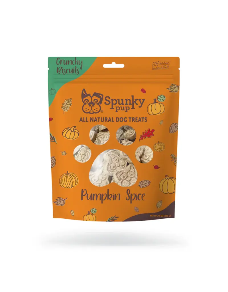 Spunky Pup Spunky Pup Holiday Pumpkin Spice Biscuits Dog Treats 10 Oz
