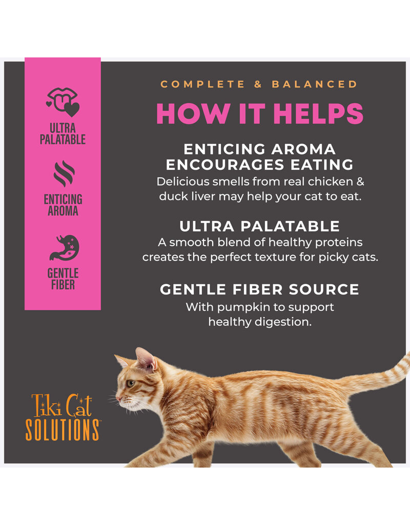 Tiki Pet Tiki Cat Solutions Mousse Fussy Duck Liver/Egg 2.4 Oz
