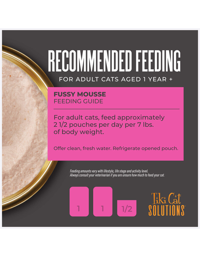 Tiki Pet Tiki Cat Solutions Mousse Fussy Duck Liver/Egg 2.4 Oz