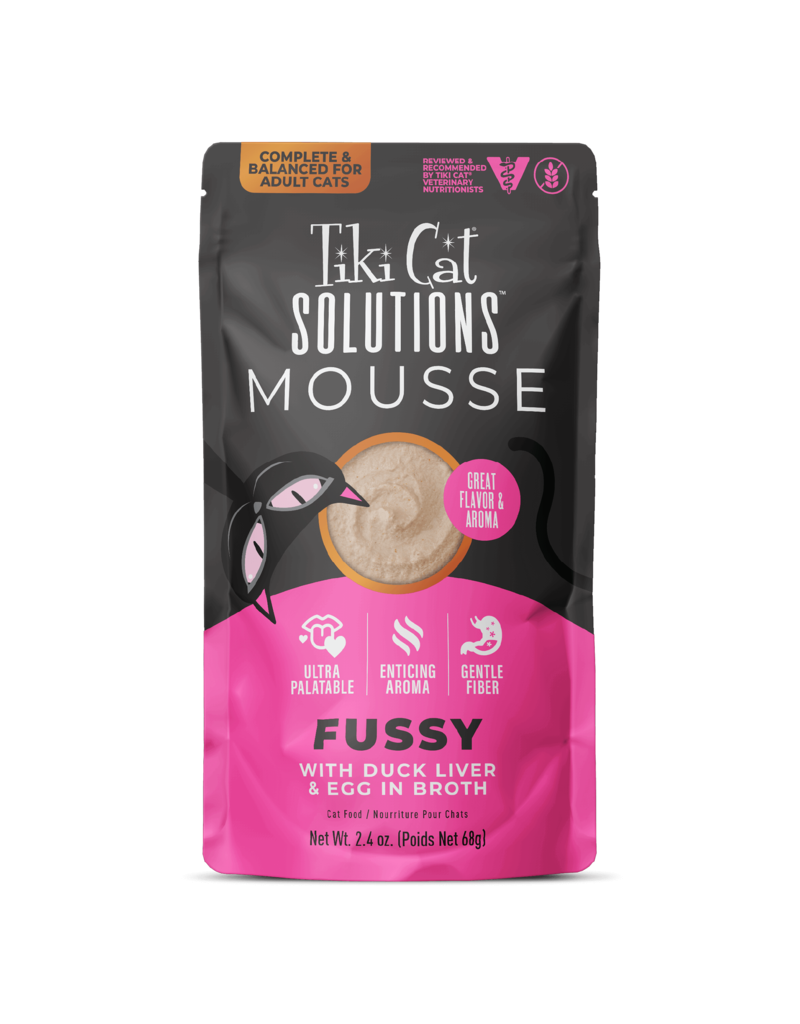 Tiki Pet Tiki Cat Solutions Mousse Fussy Duck/Egg 2.4 Oz