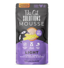 Tiki Pet Tiki Cat Solutions Mousse Light Turkey/Chicken 2.4 Oz