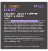 Tiki Pet Tiki Cat Solutions Mousse Light Turkey/Chicken 2.4 Oz