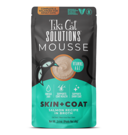 Tiki Pet Tiki Cat Solutions Mousse Skin & Coat Salmon 2.4 Oz pouch
