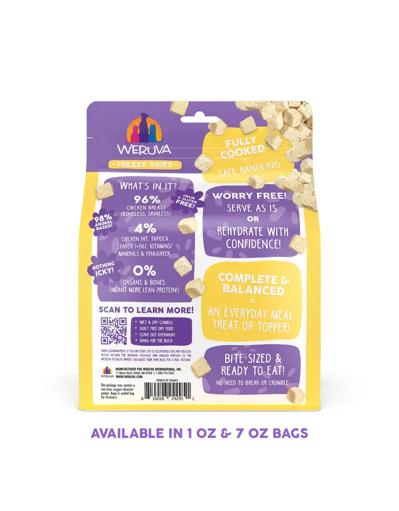 Weruva Weruva Paw Lickin Chicken 7 oz Freeze Dried Cat Food