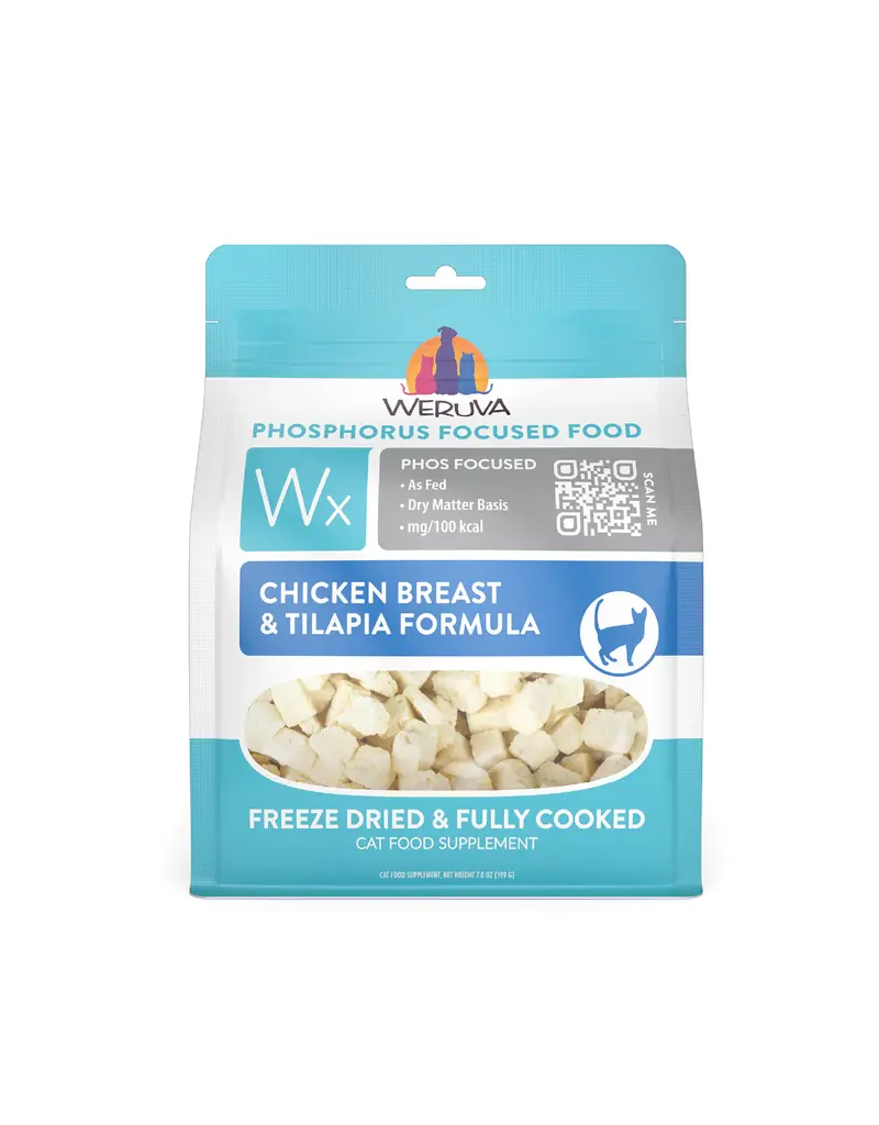 Weruva Weruva WX Chicken & Tilapia Freeze Dried Cat Food 7 Oz